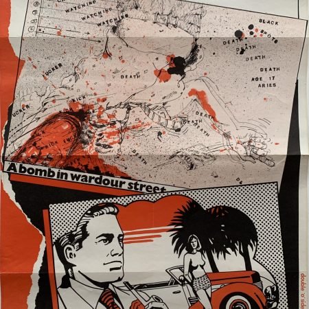 Rare Original 1978 The Jam ‘A Bomb in Wardour Street/ David Watts’ Promotional Poster