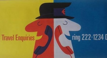 Original 1970s London Transport Bus Panel Poster by Harry Stevens.