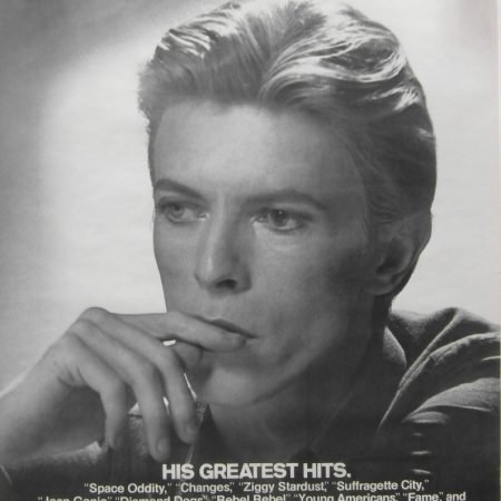 Original 1976 RCA USA David Bowie Promotional Poster for the Album 'Changes One'