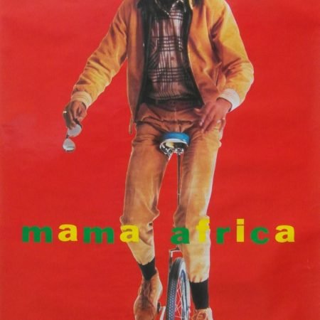 Rare Original 1983 EMI Peter Tosh Promotional Poster for the Album 'Mama Africa'.
