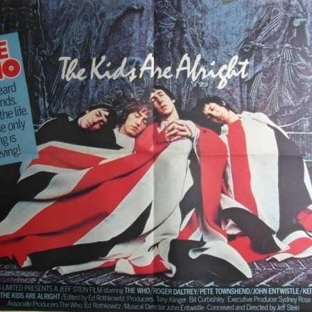 Original 1979 The Who UK Quad Poster 'The Kids Are Alright'.