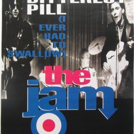 The Jam Promotional Poster for the 1997 Re-Release of the Single 'The Bitterest Pill'