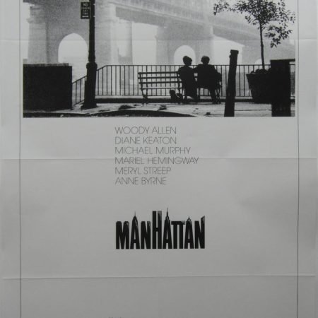 1979 Original Style B US 1 Sheet For the Film 'Manhattan' by Woody Allen