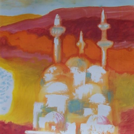 Original 1967 Air France Orient Travel/Destination Poster